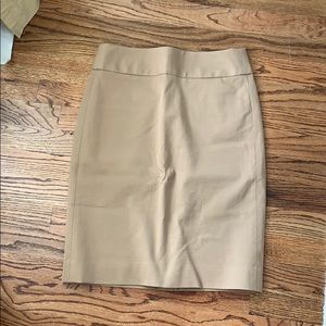 Banana Republic Khaki Pencil Skirt Size 0